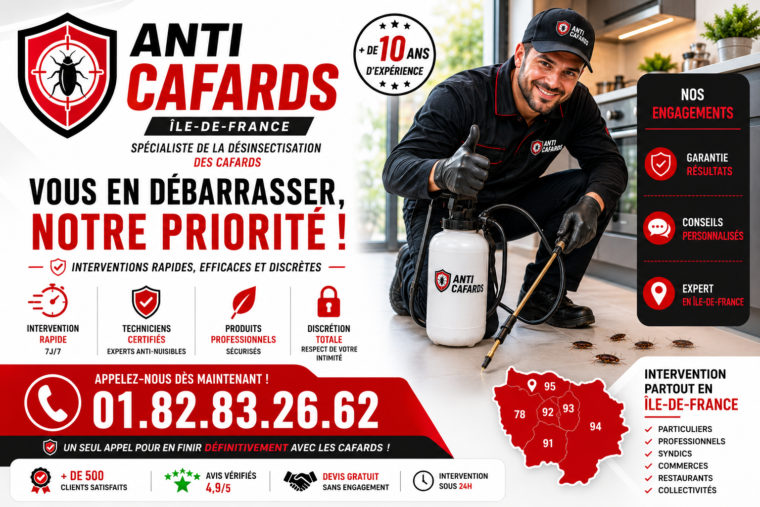 Cafards Aubervilliers